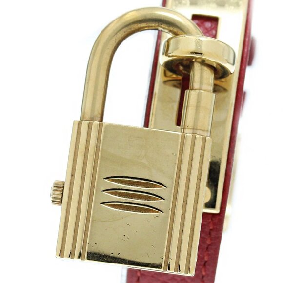 HERMES Kelly watch Gold Dial Quartz Ladies Watch_868090 - Picture 3 of 7